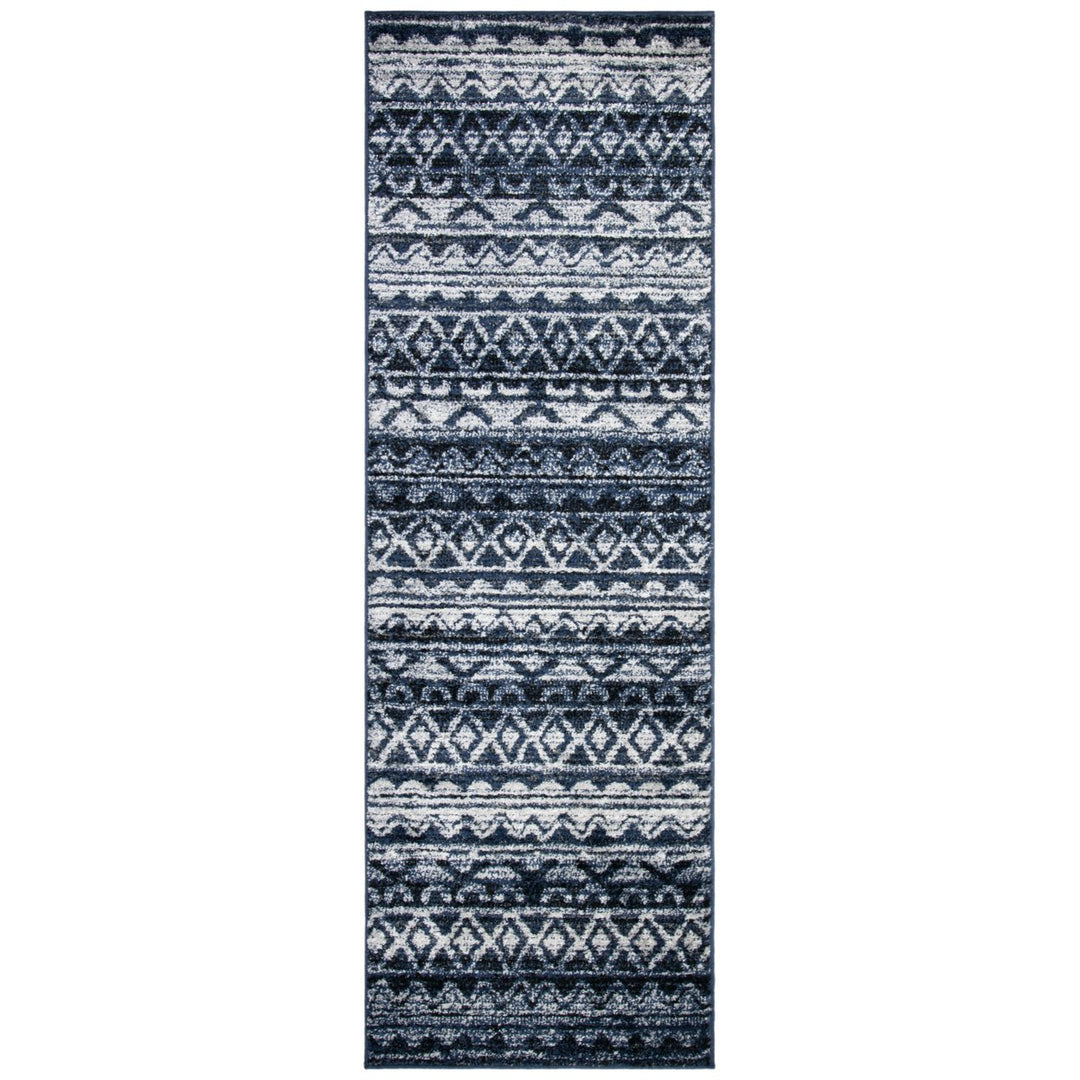 SAFAVIEH Adirondack Collection ADR119M Ivory / Navy Rug Image 5