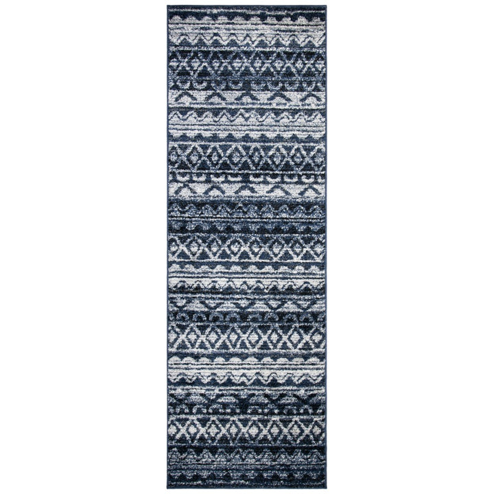 SAFAVIEH Adirondack Collection ADR119M Ivory / Navy Rug Image 5