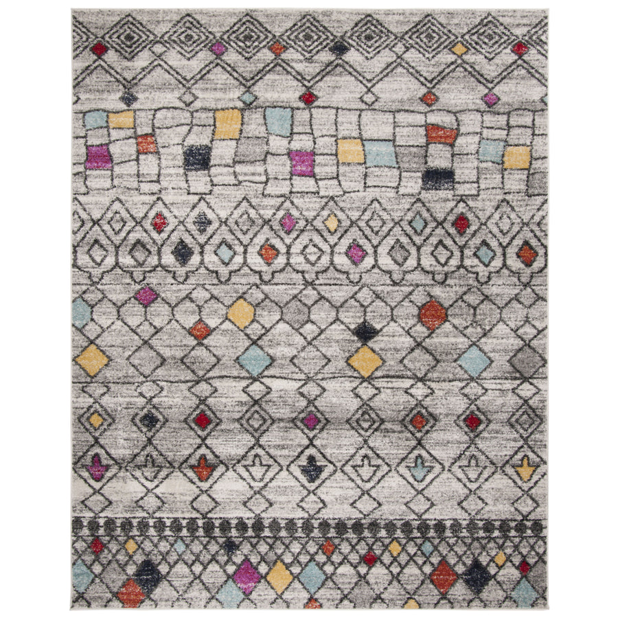 SAFAVIEH Adirondack ADR204F Light Grey / Fuchsia Rug Image 1