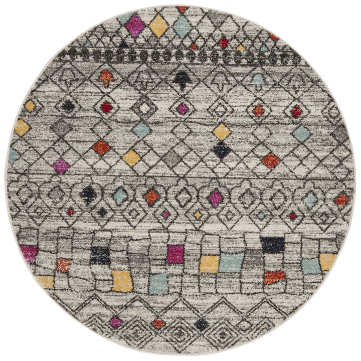 SAFAVIEH Adirondack ADR204F Light Grey / Fuchsia Rug Image 4