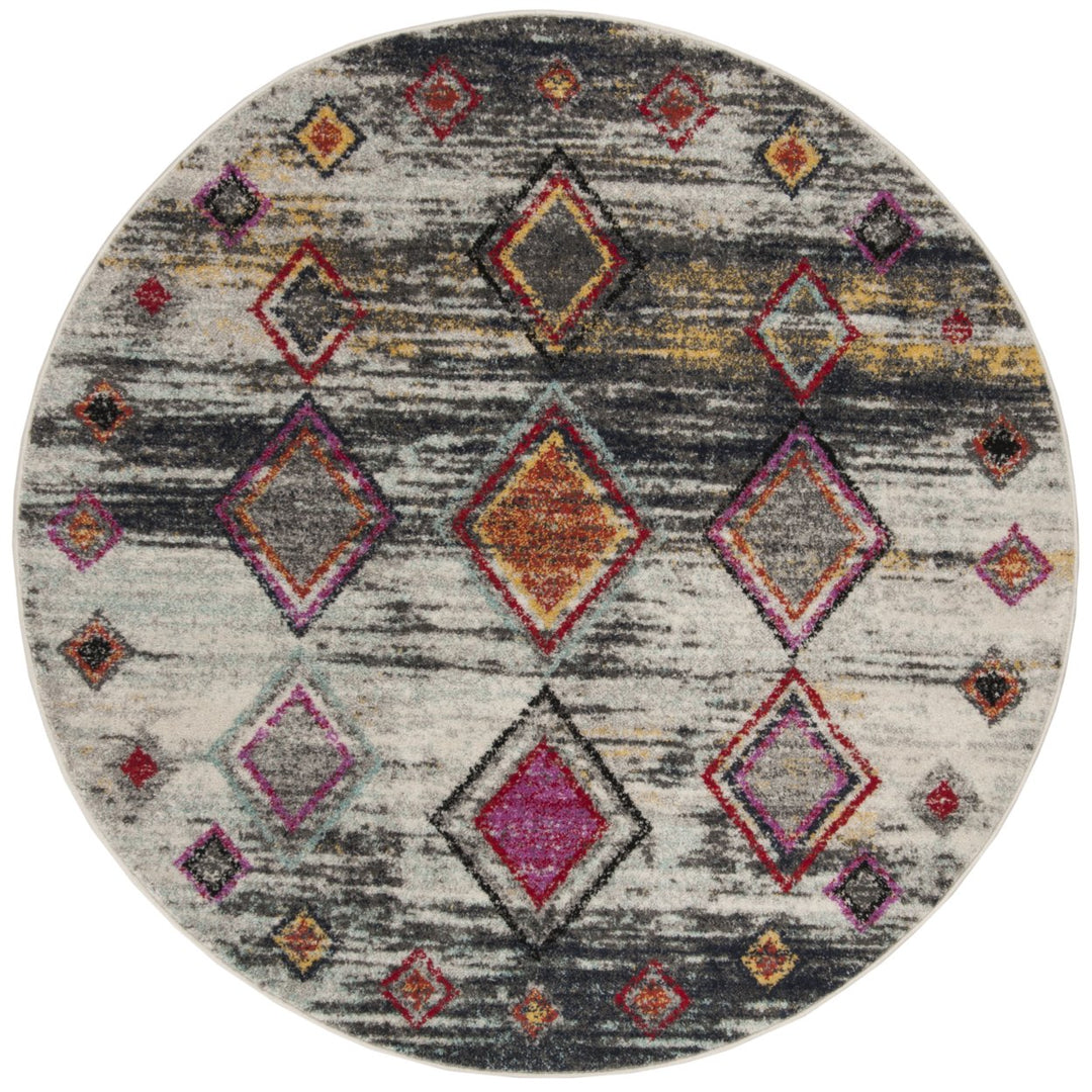 SAFAVIEH Adirondack ADR205F Light Grey / Red Rug Image 4