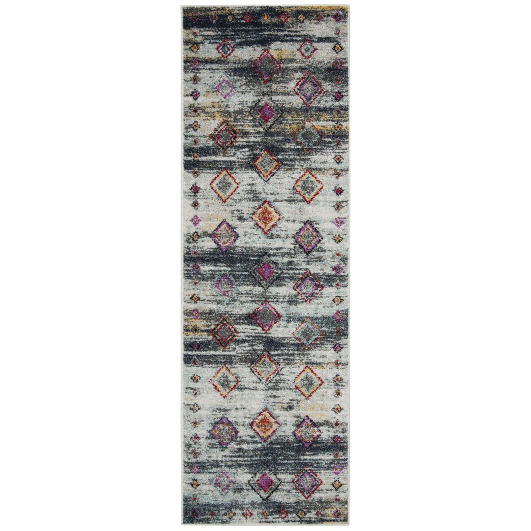 SAFAVIEH Adirondack ADR205F Light Grey / Red Rug Image 1