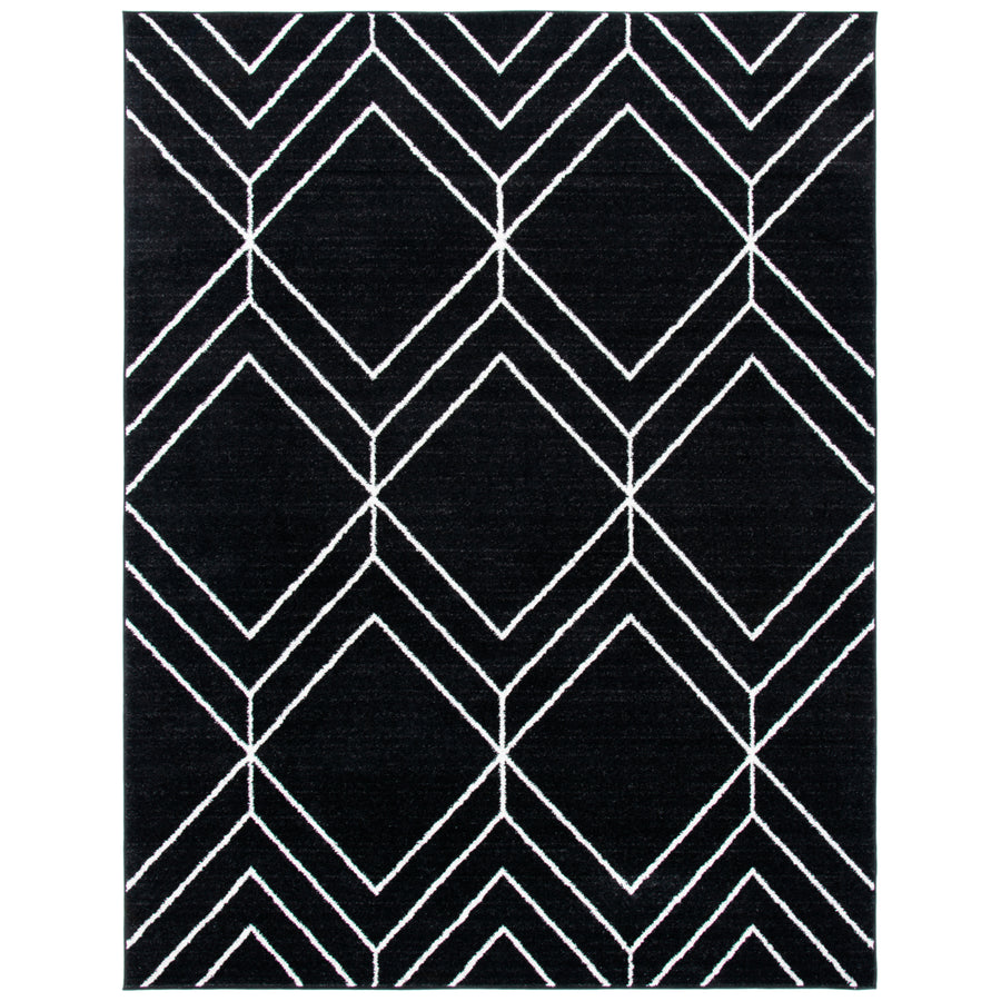 SAFAVIEH Adirondack Collection ADR241Z Black / Ivory Rug Image 1