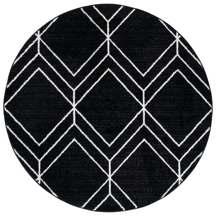 SAFAVIEH Adirondack Collection ADR241Z Black / Ivory Rug Image 5