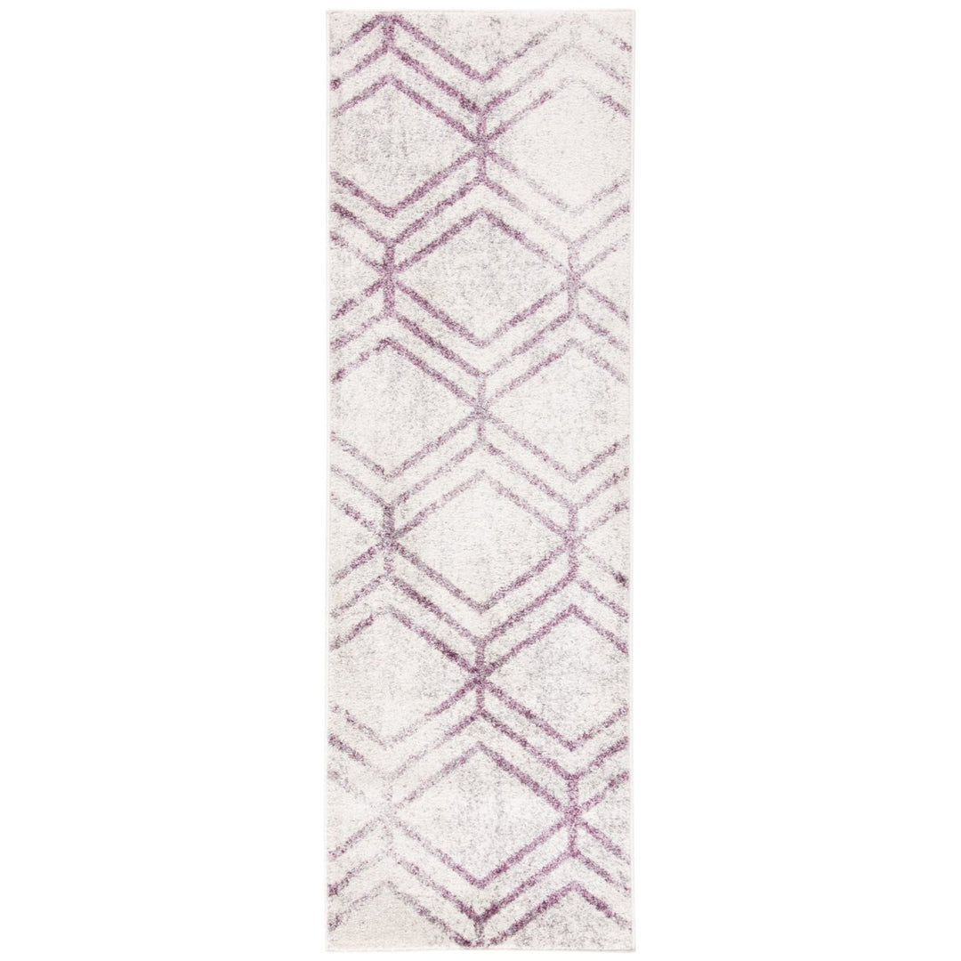 SAFAVIEH Adirondack Collection ADR253C Ivory / Plum Rug Image 5