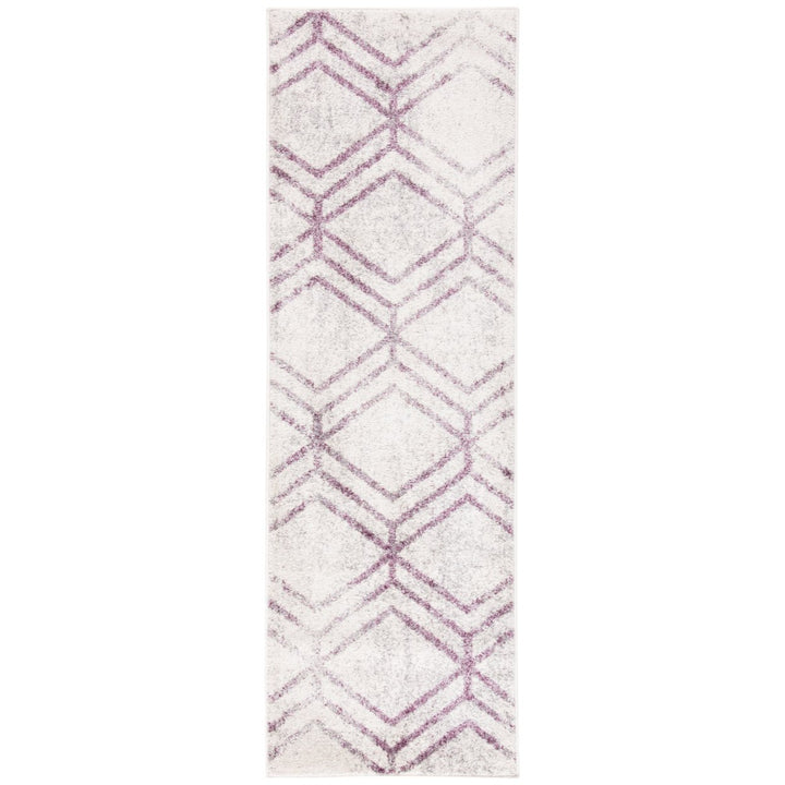 SAFAVIEH Adirondack Collection ADR253C Ivory / Plum Rug Image 5