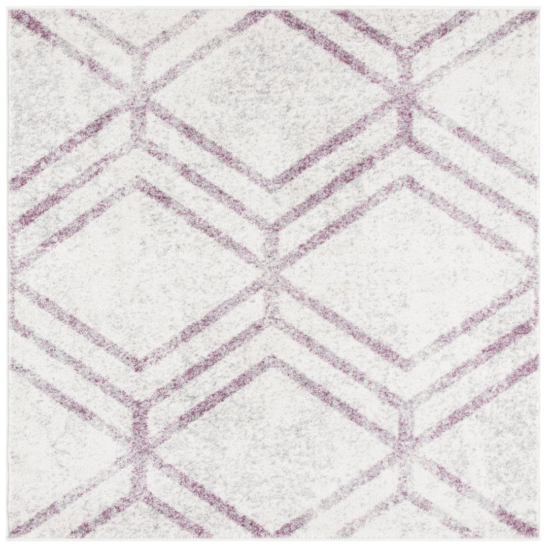 SAFAVIEH Adirondack Collection ADR253C Ivory / Plum Rug Image 6