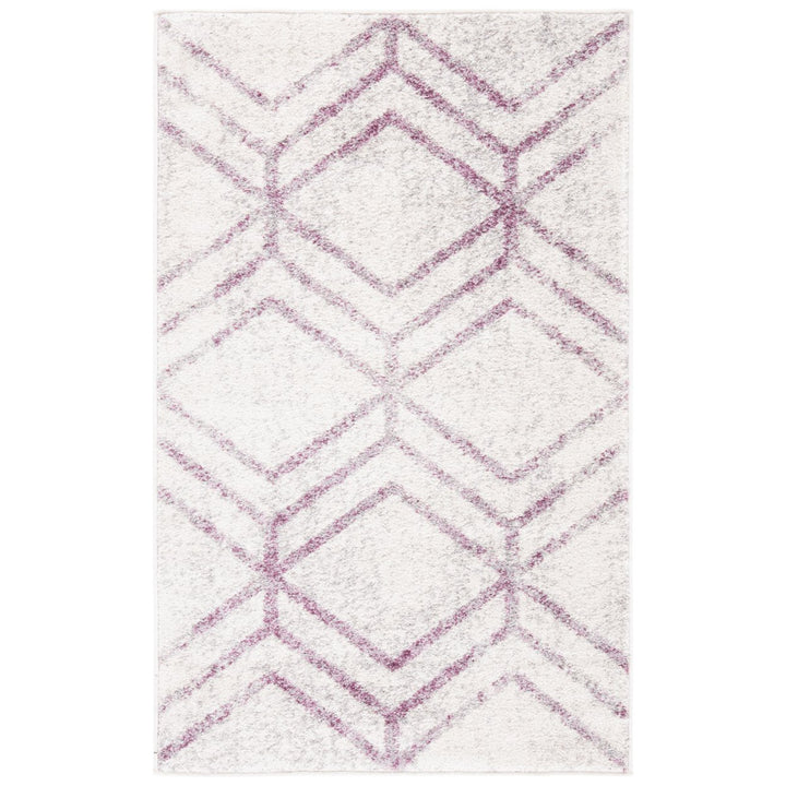 SAFAVIEH Adirondack Collection ADR253C Ivory / Plum Rug Image 9