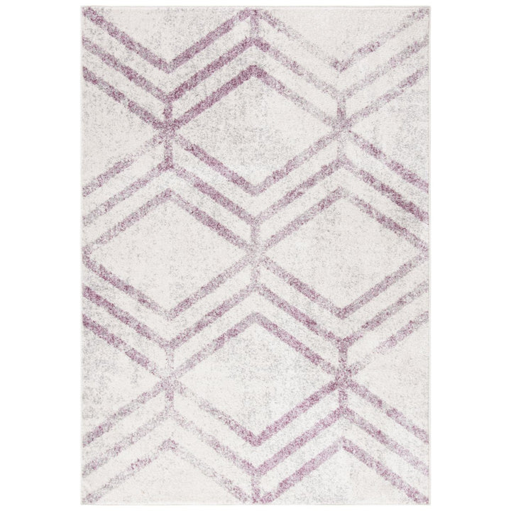 SAFAVIEH Adirondack Collection ADR253C Ivory / Plum Rug Image 10