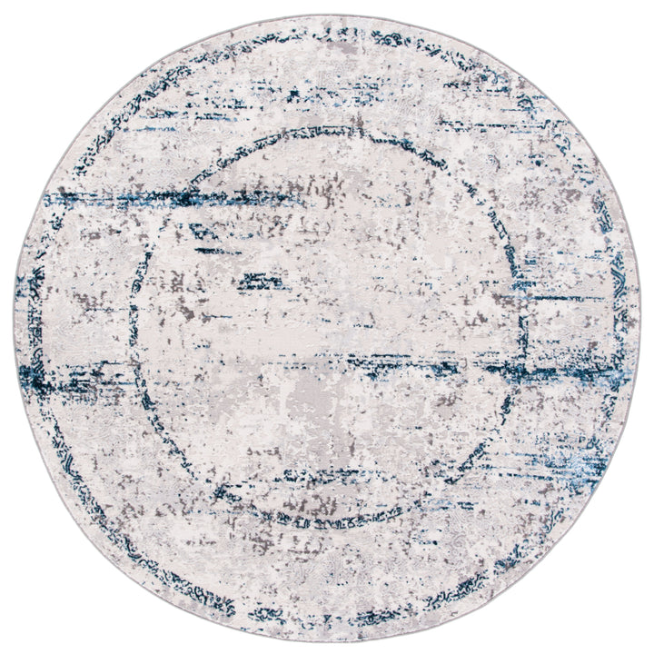 SAFAVIEH Amelia Collection ALA207G Grey / Blue Rug Image 4