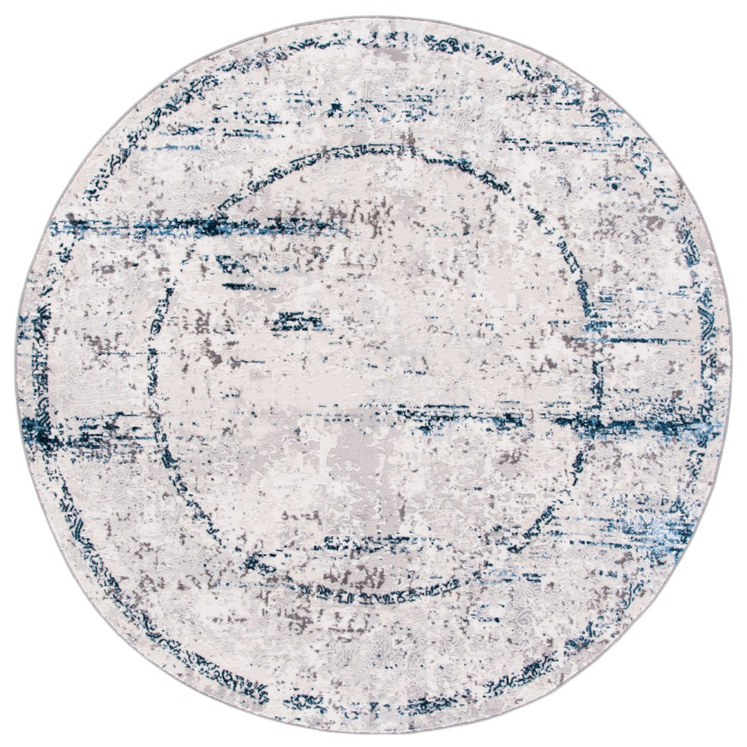 SAFAVIEH Amelia Collection ALA207G Grey / Blue Rug Image 1