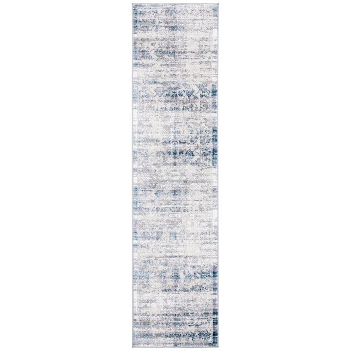 SAFAVIEH Amelia Collection ALA217F Grey / Blue Rug Image 5