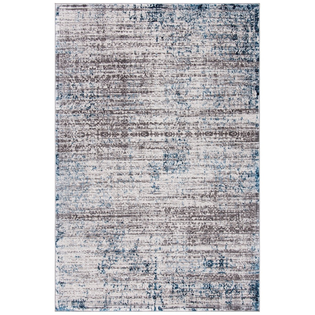 SAFAVIEH Amelia Collection ALA239G Grey / Blue Rug Image 1