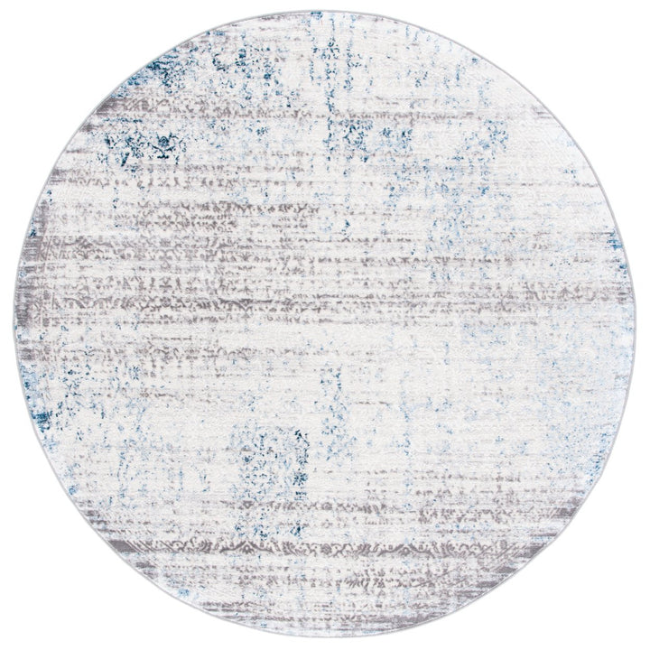 SAFAVIEH Amelia Collection ALA239G Grey / Blue Rug Image 4