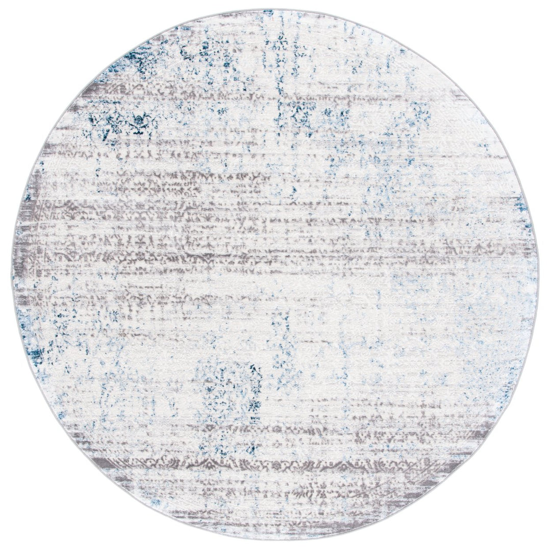 SAFAVIEH Amelia Collection ALA239G Grey / Blue Rug Image 1