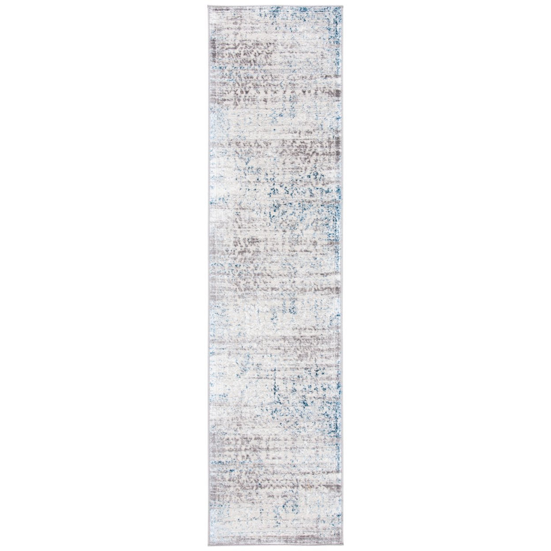 SAFAVIEH Amelia Collection ALA239G Grey / Blue Rug Image 5