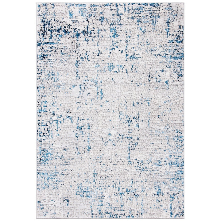 SAFAVIEH Amelia Collection ALA254G Grey / Blue Rug Image 1