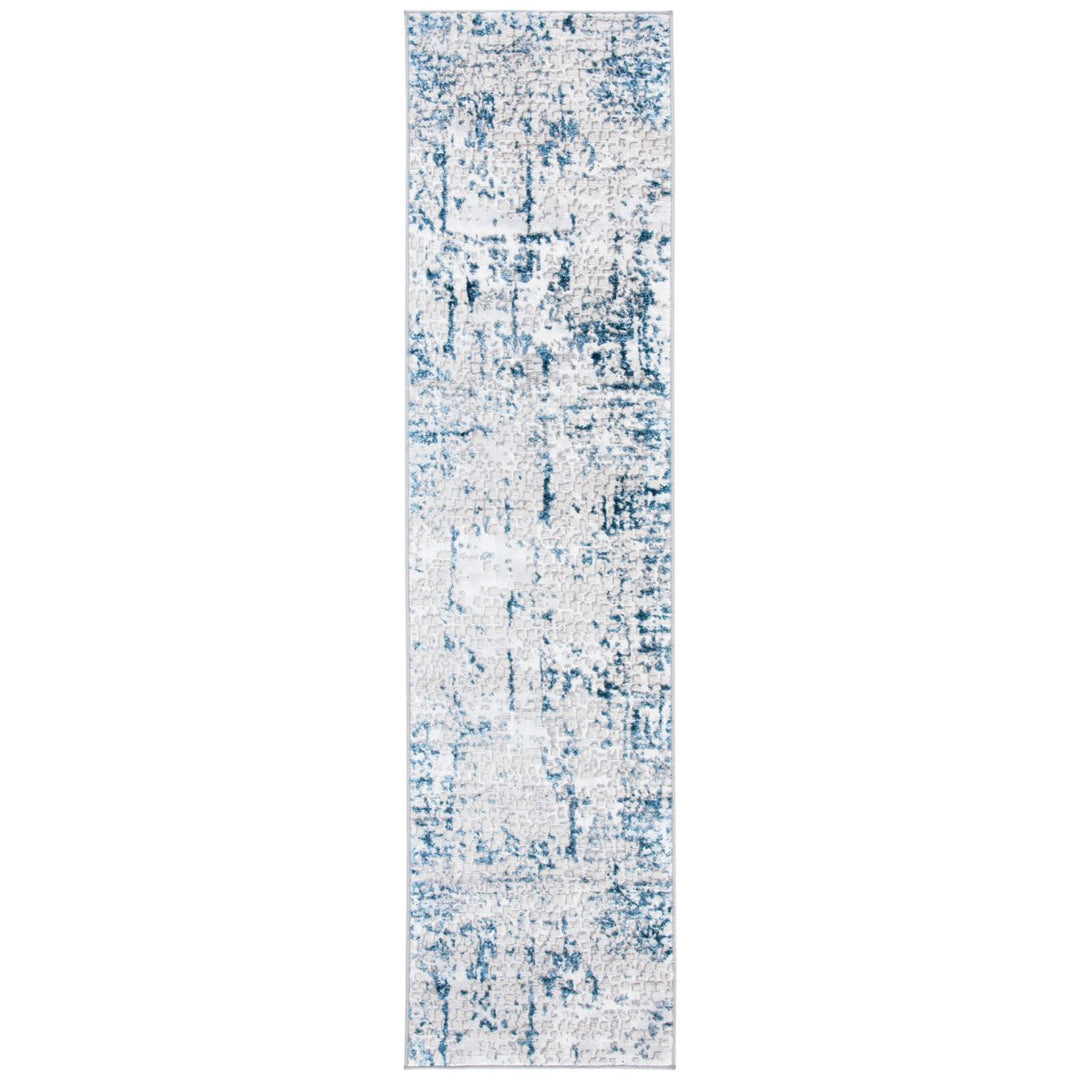 SAFAVIEH Amelia Collection ALA254G Grey / Blue Rug Image 4