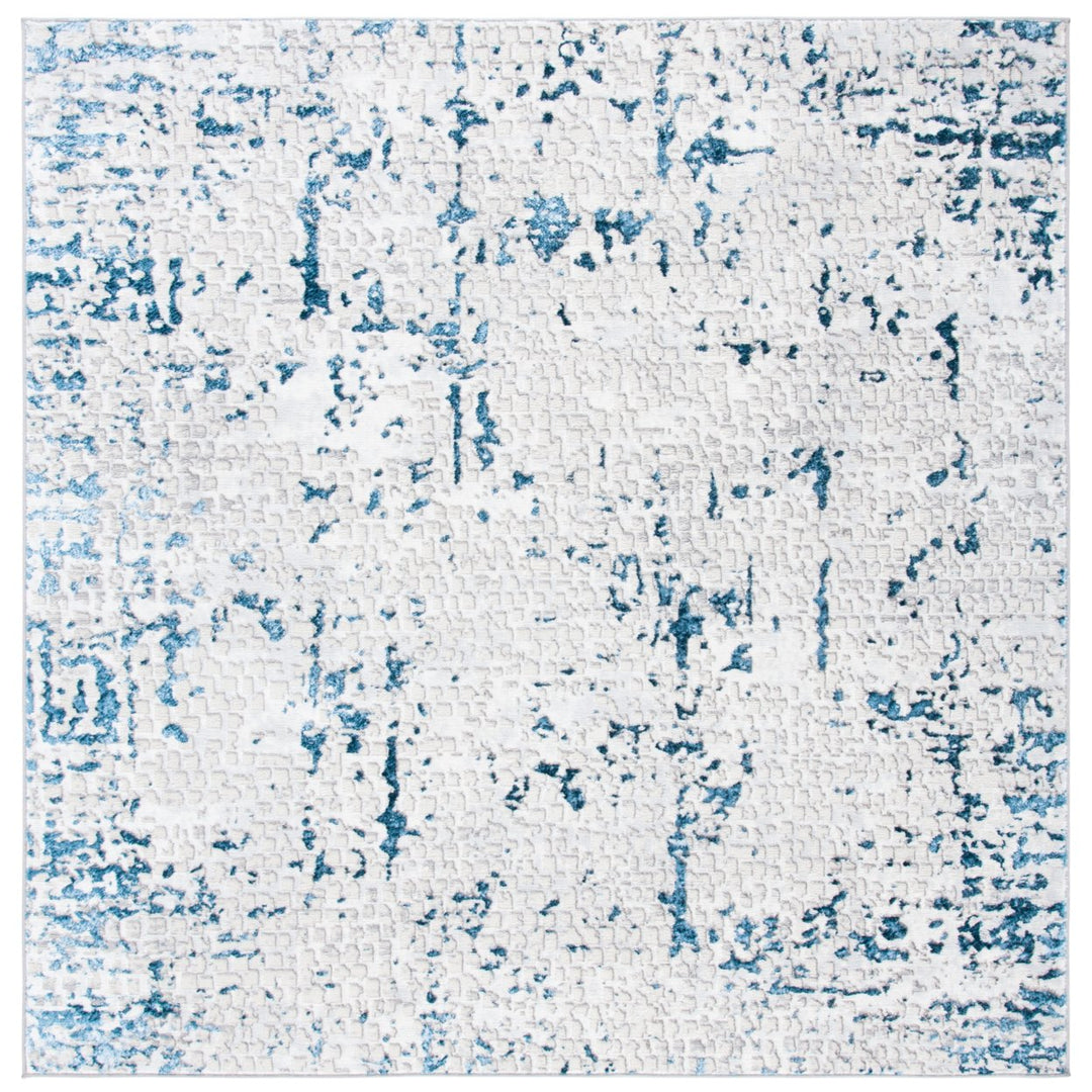 SAFAVIEH Amelia Collection ALA254G Grey / Blue Rug Image 5