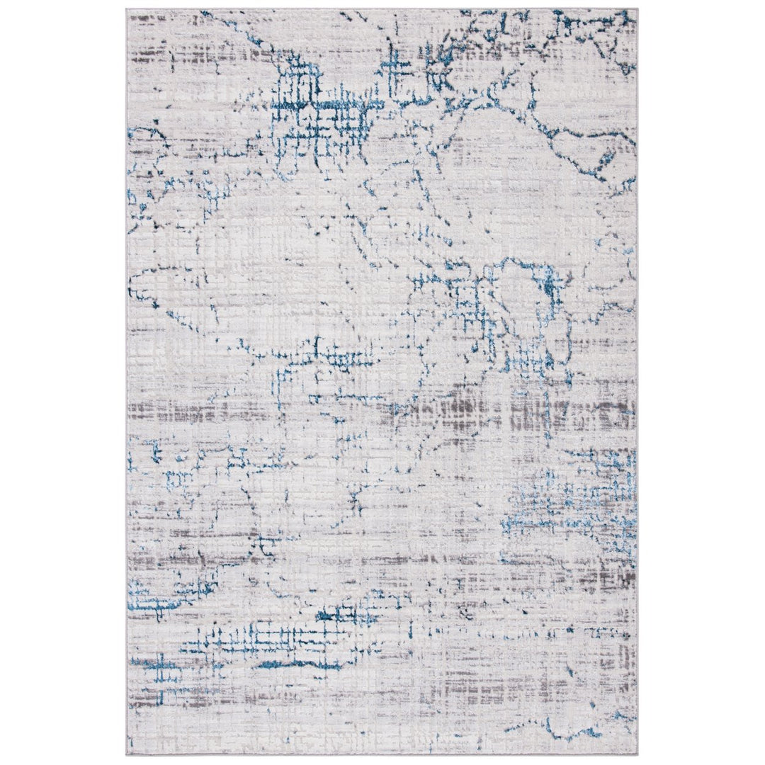 SAFAVIEH Amelia Collection ALA248G Grey / Blue Rug Image 1