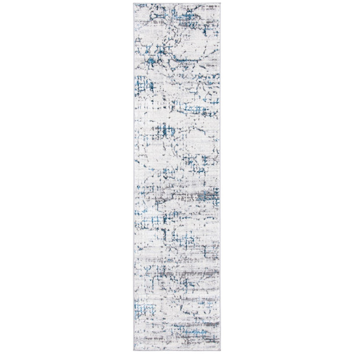 SAFAVIEH Amelia Collection ALA248G Grey / Blue Rug Image 1