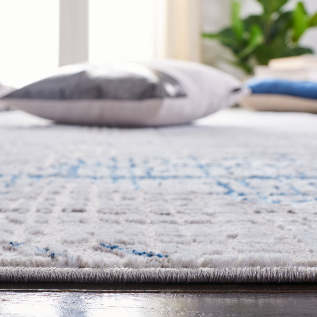 SAFAVIEH Amelia Collection ALA248G Grey / Blue Rug Image 8