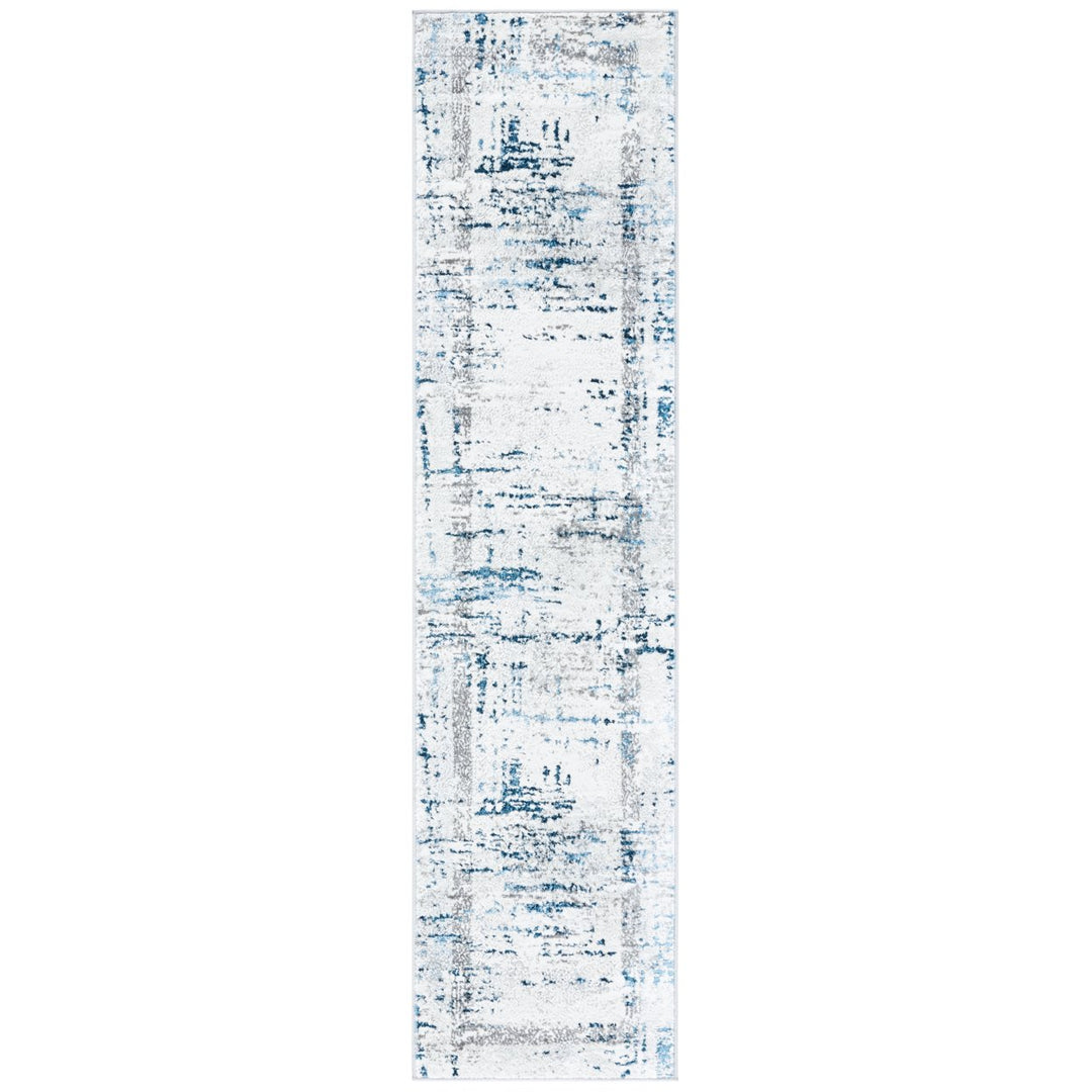 SAFAVIEH Amelia Collection ALA271G Grey / Blue Rug Image 5