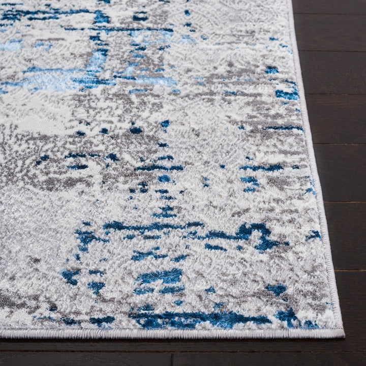 SAFAVIEH Amelia Collection ALA271G Grey / Blue Rug Image 7