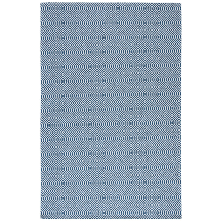 SAFAVIEH Augustine Collection AGT401M Navy/Light Grey Rug Image 1