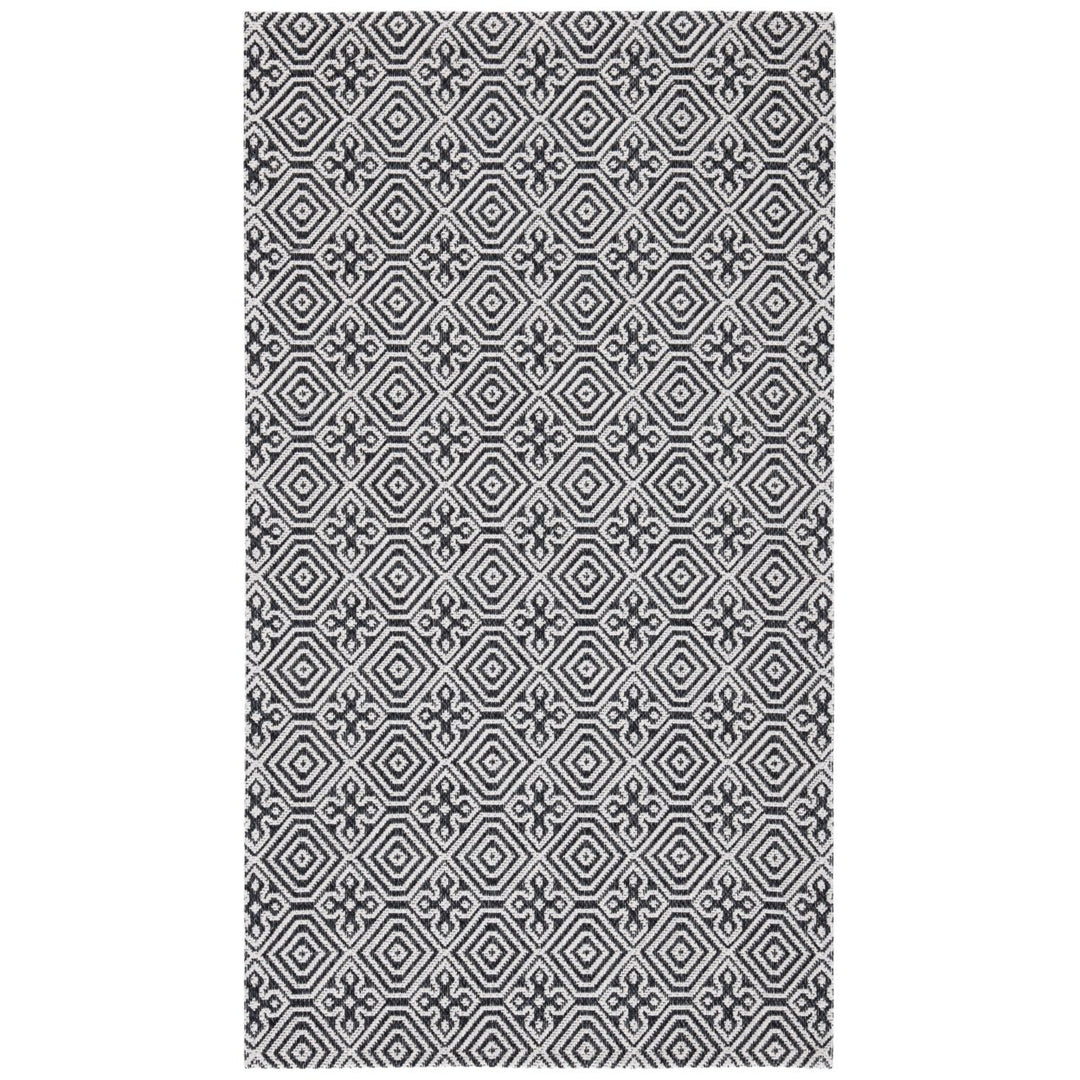 SAFAVIEH Augustine AGT402H Black / Light Grey Rug Image 8