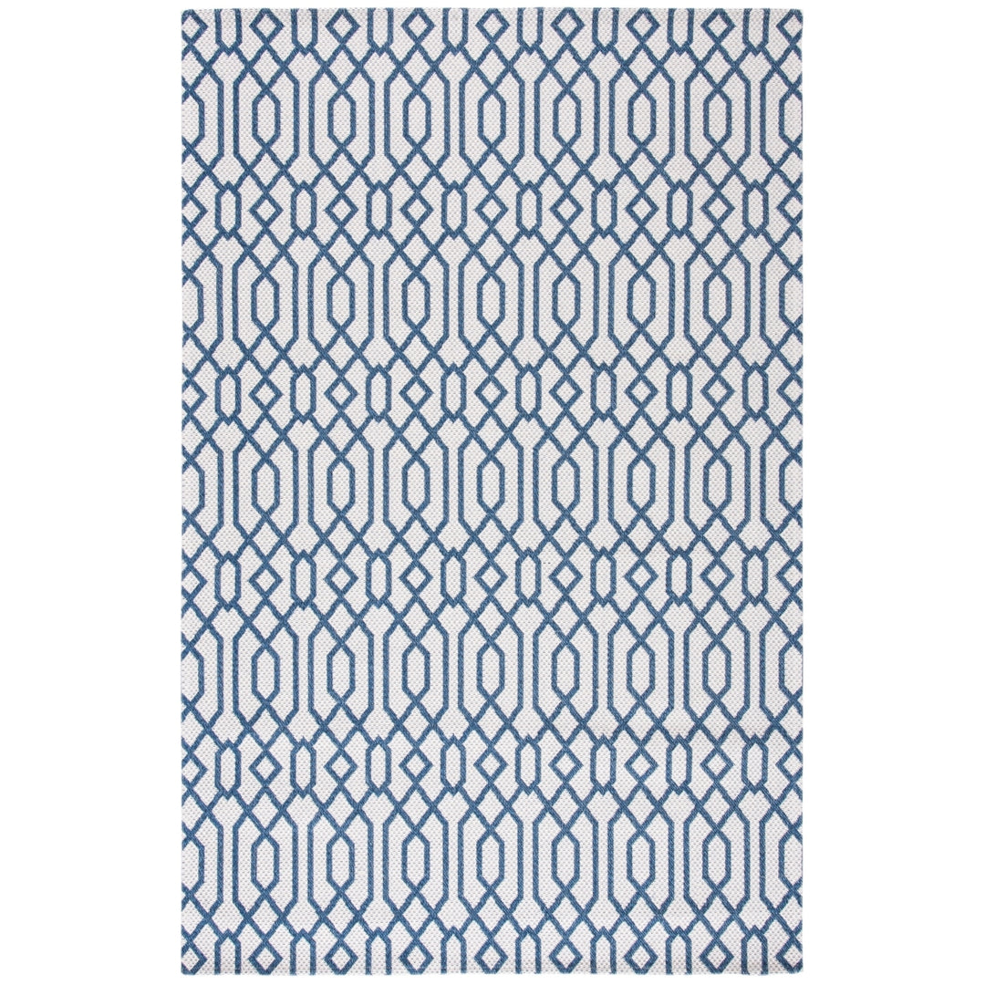 SAFAVIEH Augustine Collection AGT421M Navy/Light Grey Rug Image 1