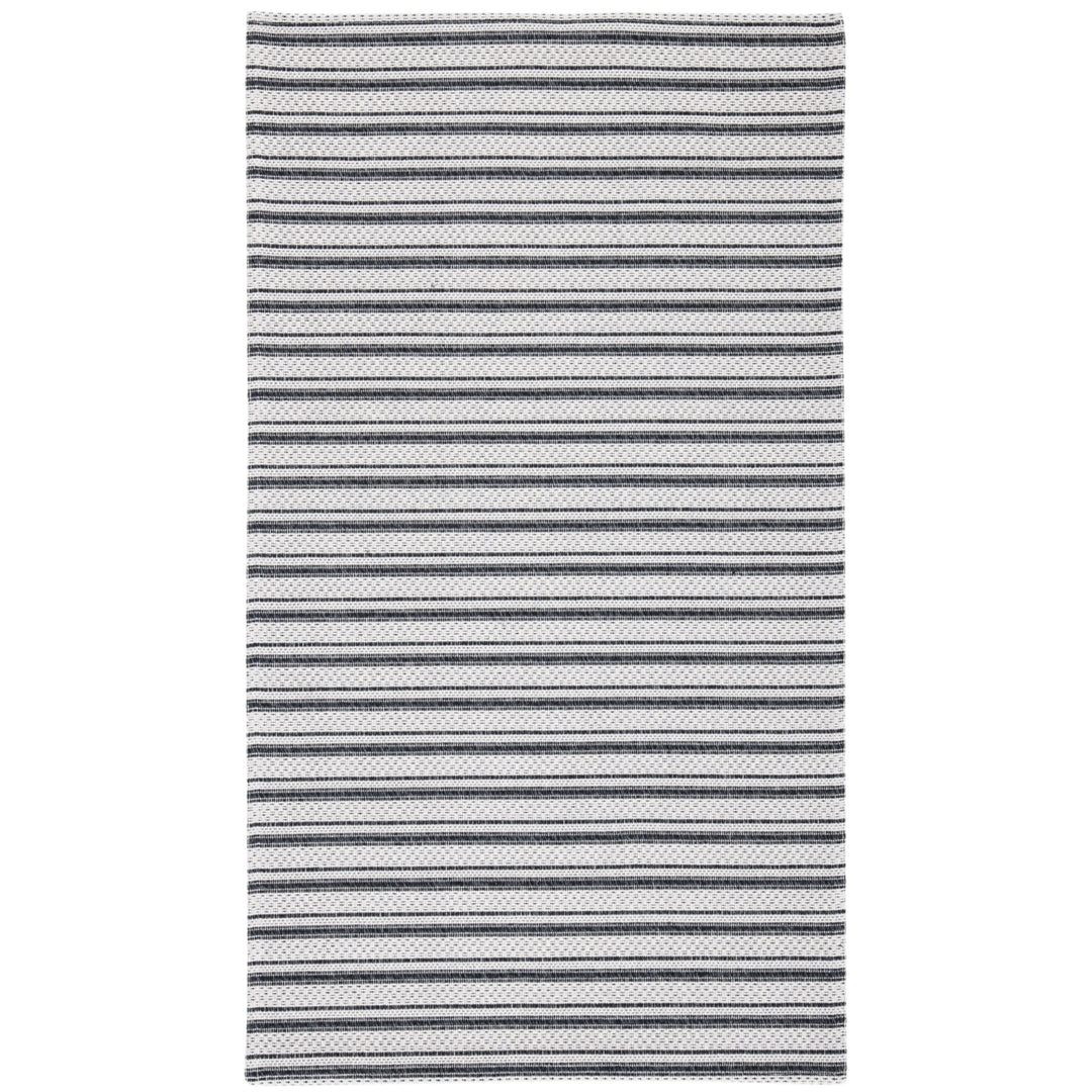 SAFAVIEH Augustine AGT419H Black / Light Grey Rug Image 1