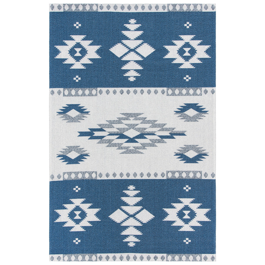 SAFAVIEH Augustine Collection AGT426N Navy / Creme Rug Image 1