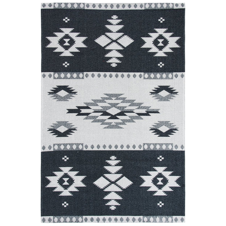 SAFAVIEH Augustine AGT426Z Black / Light Grey Rug Image 1