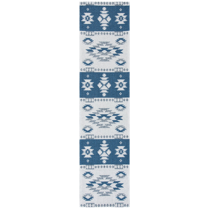 SAFAVIEH Augustine Collection AGT426N Navy / Creme Rug Image 3