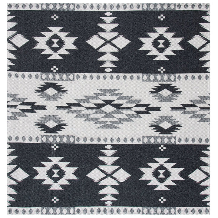 SAFAVIEH Augustine AGT426Z Black / Light Grey Rug Image 4