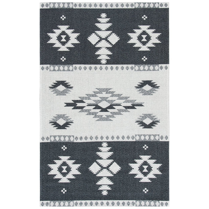 SAFAVIEH Augustine AGT426Z Black / Light Grey Rug Image 5