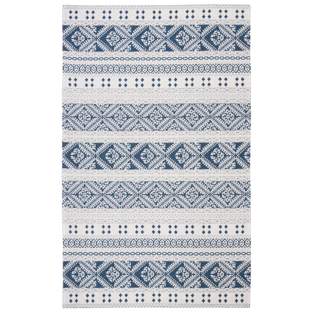 SAFAVIEH Augustine Collection AGT445N Navy / Creme Rug Image 1