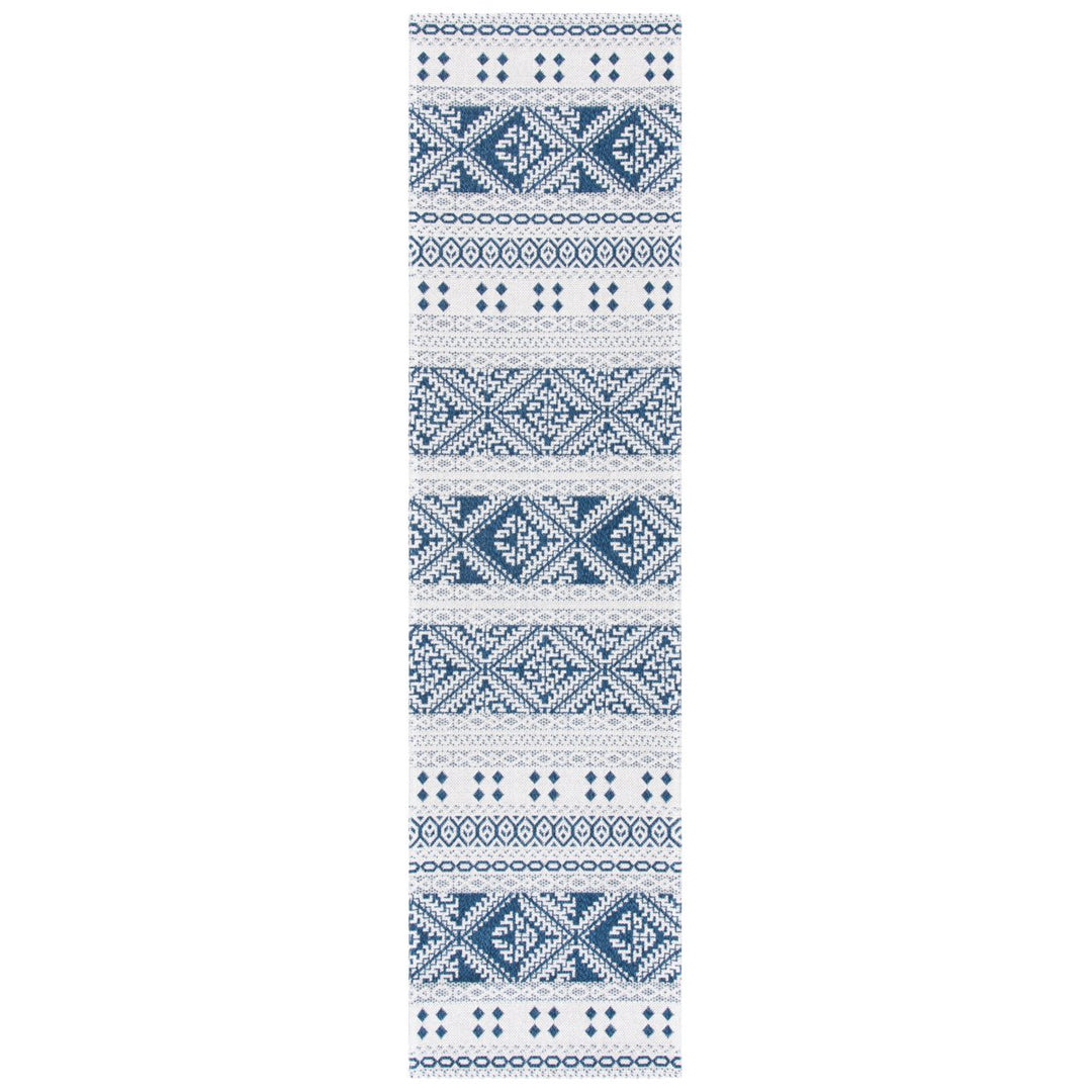 SAFAVIEH Augustine Collection AGT445N Navy / Creme Rug Image 3