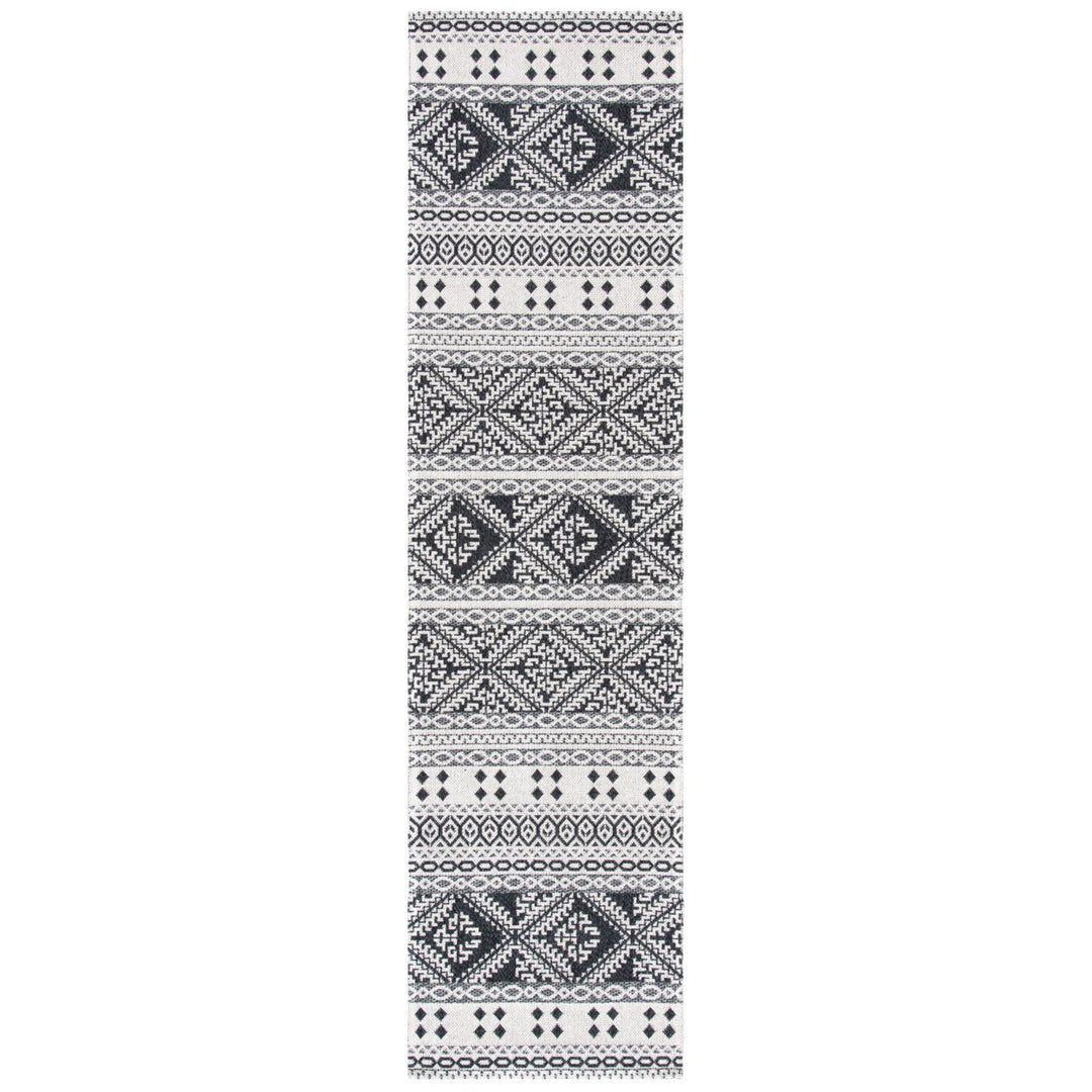 SAFAVIEH Augustine Collection AGT445Z Black / Cream Rug Image 1