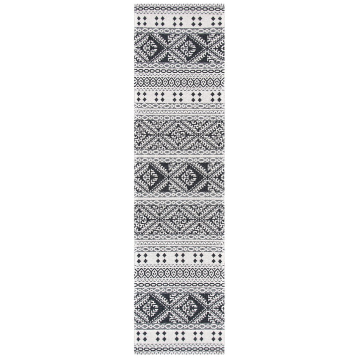 SAFAVIEH Augustine Collection AGT445Z Black / Cream Rug Image 1