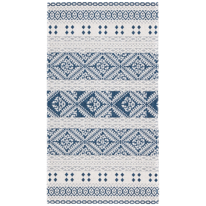 SAFAVIEH Augustine Collection AGT445N Navy / Creme Rug Image 8