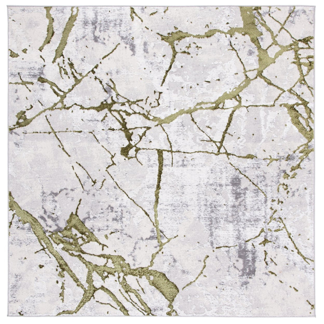 SAFAVIEH Amelia Collection ALA293J Grey / Green Rug Image 6