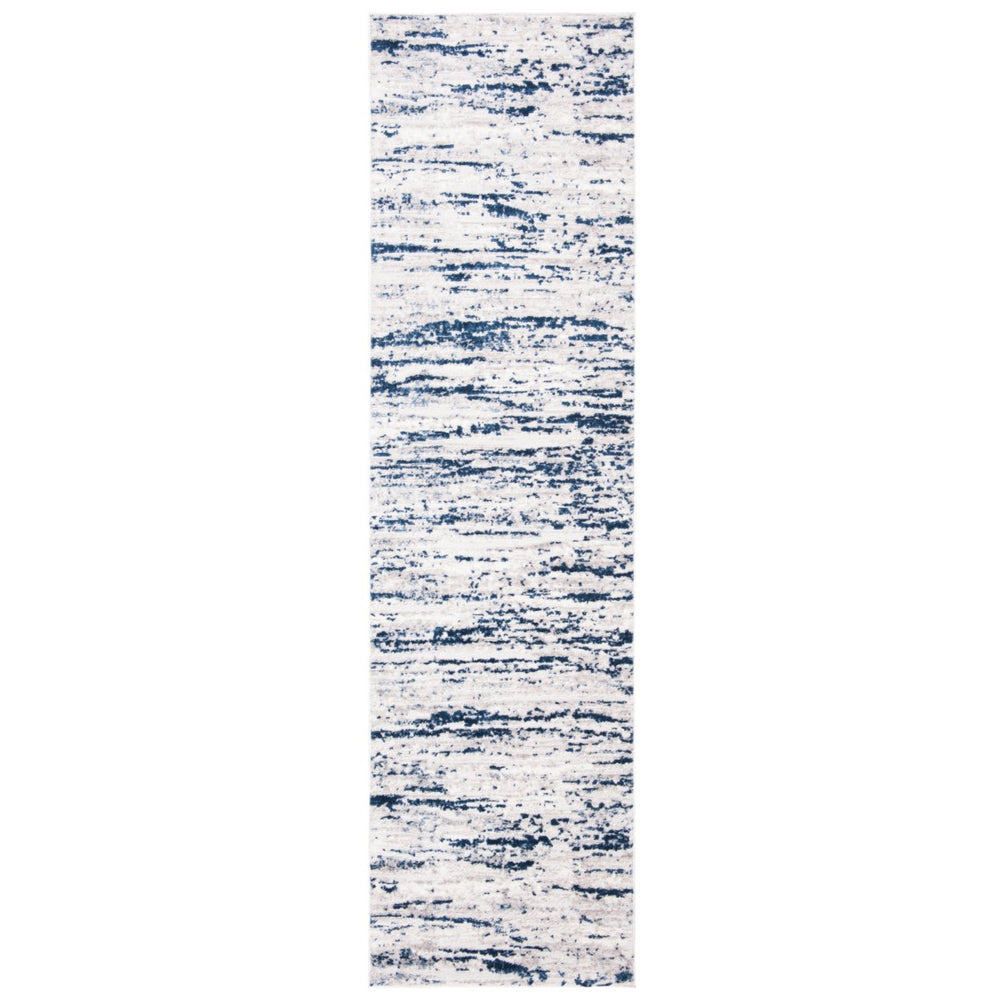 SAFAVIEH Amelia Collection ALA768B Grey / Navy Rug Image 2