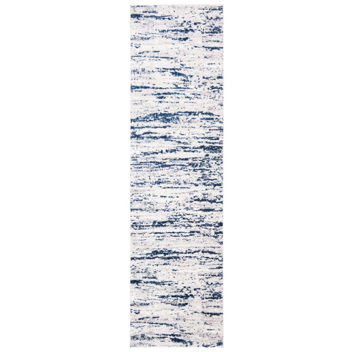 SAFAVIEH Amelia Collection ALA768B Grey / Navy Rug Image 1