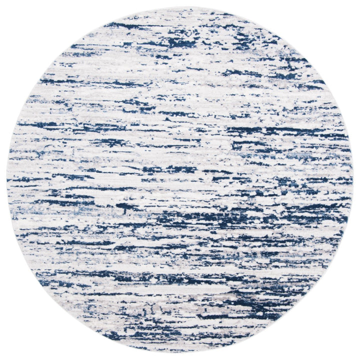 SAFAVIEH Amelia Collection ALA768B Grey / Navy Rug Image 1