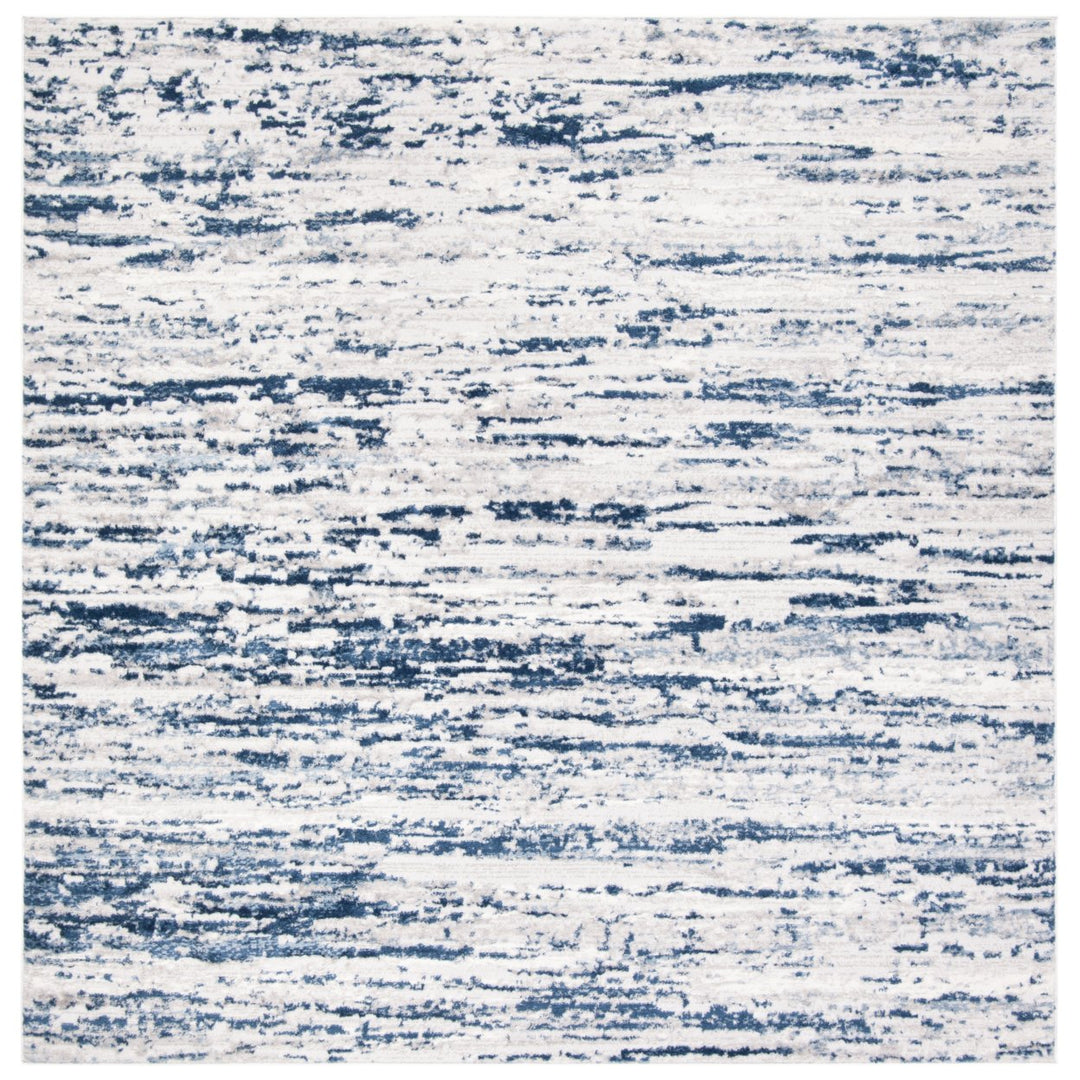 SAFAVIEH Amelia Collection ALA768B Grey / Navy Rug Image 1