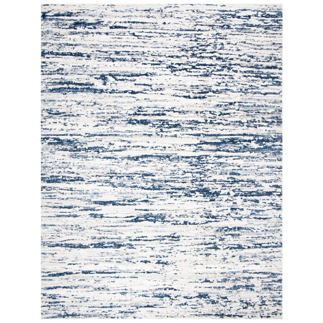 SAFAVIEH Amelia Collection ALA768B Grey / Navy Rug Image 1