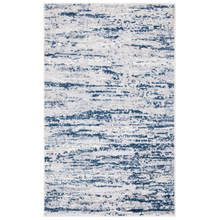 SAFAVIEH Amelia Collection ALA768B Grey / Navy Rug Image 1