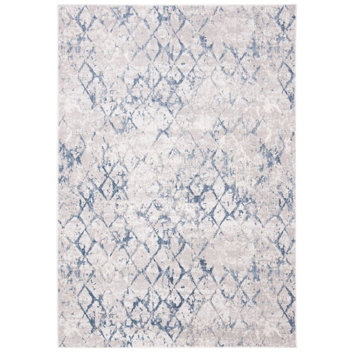 SAFAVIEH Amelia Collection ALA783G Light Grey / Blue Rug Image 3